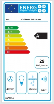 AEG XCD6847AB Autarkes Kochfeld mit integriertem Dunstabzug / Muldenlüfter / Umluft / 83cm